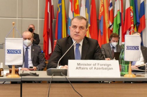 Джейхун Байрамов выступил на специальном заседании Постоянного совета ОБСЕ - ФОТО