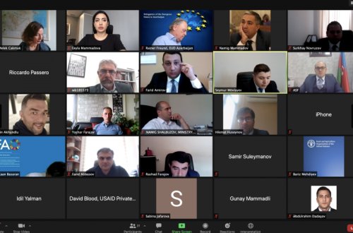 Aqrar Kredit və İnkişaf Agentliyinin təşkilatçılığı ilə Donor Əlaqələndirmə görüşü keçirilib