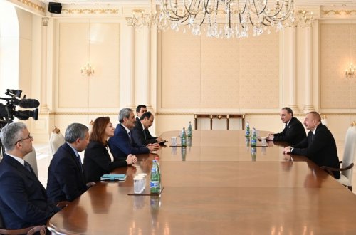 Prezident Bəkir Şahini qəbul etdi
