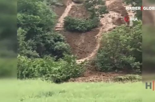Türkiyədə sürüşmə və sel ağacları yerindən qopardı – VİDEO