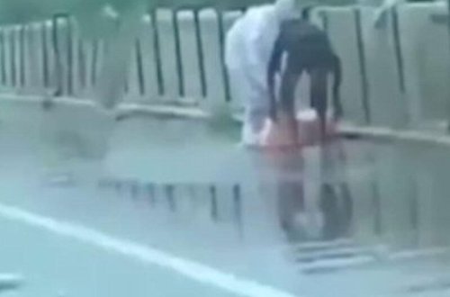 Koronadan ölənlərin meyitləri çaya atılır - VİDEO