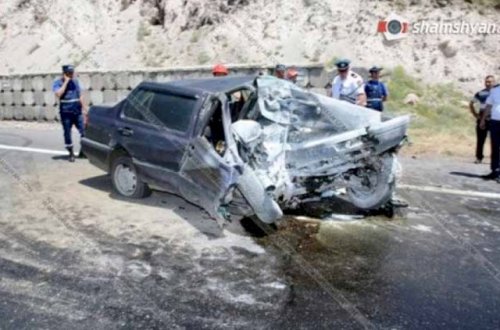 Ermənistan ordusunun zabiti sərxoş vəziyyətdə qəza törətdi