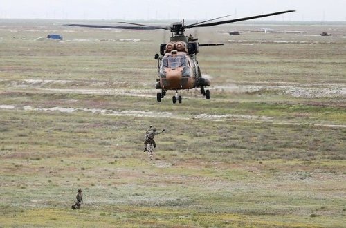 Кадры с учений азербайджанских военнослужащих в Турции - ВИДЕО