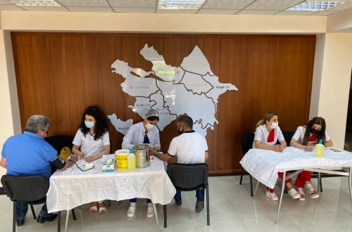 Nəsimi rayonunda qanvermə aksiyası keçirilib