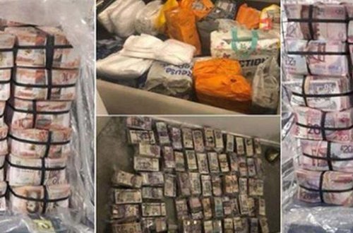 Evdə aşkarlanan pulun məbləği polisləri belə heyrətə saldı - VİDEO