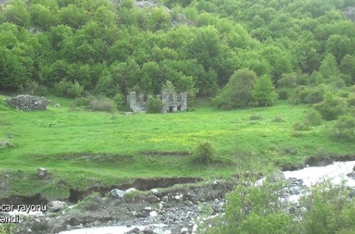 Кадры из села Лев Кельбаджарского района - ВИДЕО