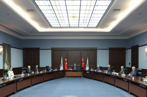 Türkiyə Prezidenti Rəcəb Tayyib Ərdoğan Yeni Azərbaycan Partiyasının nümayəndə heyətini qəbul edib