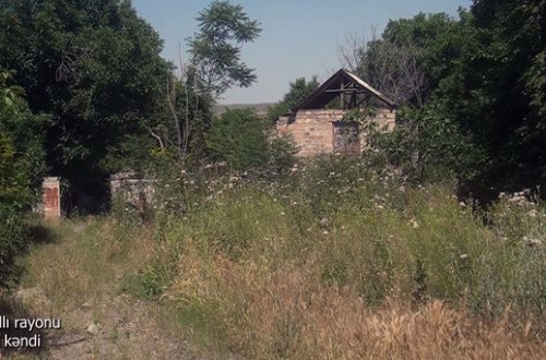 Кадры из села Абильджа Губадлинского района - ВИДЕО