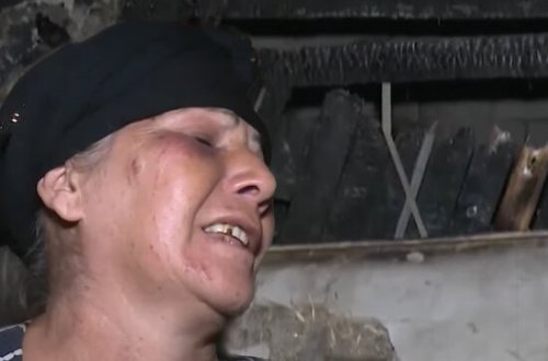 Ana və 2 azyaşlı uşağın diri-diri yandığı evdən dəhşətli görüntülər - VİDEO