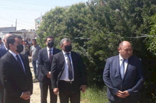 Jurnalist Sirac Abışovla vida mərasimi keçirilir - Fotolar