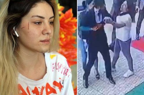 Bəy və yaxınları birləşib xanım bərbəri döydülər - Anbaan VİDEO