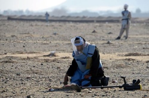 Əfqanıstanda mina axtaran təşkilatın 10 əməkdaşı qətlə yetirildi