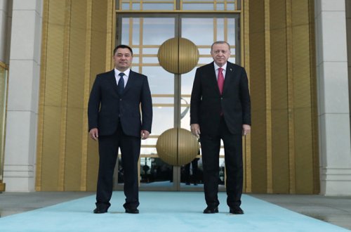 Ankarada Türkiyə və Qırğızıstan prezidentlərinin ikitərəfli görüşü keçirilib