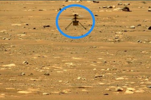 Marsa göndərilən helikopter yeddinci uçuşunu həyata keçirib - FOTO/VİDEO