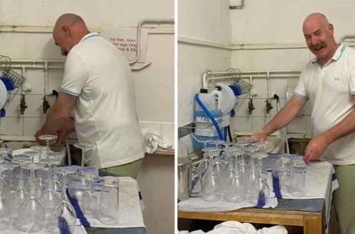 İngiltərəli milyonçu pandemiya səbəbindən qab yuymaq məcburiyyətində qaldı - FOTO