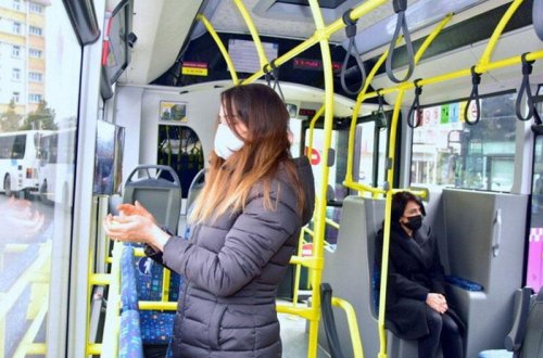 Nəqliyyatda maskalardan istifadə ilə bağlı xəbərdarlıq edildi