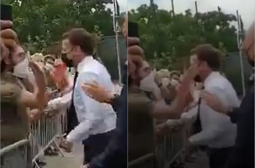 Суд вынес решение в отношении напавшего на Макрона мужчины