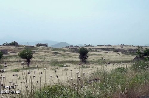 Кадры из села Геджагезлю Физулинского района - ВИДЕО