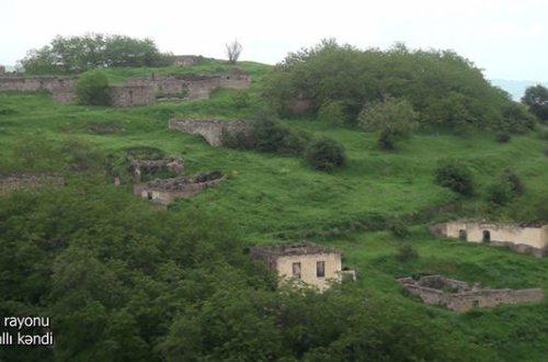 Кадры из села Кямаллы Лачинского района - ВИДЕО