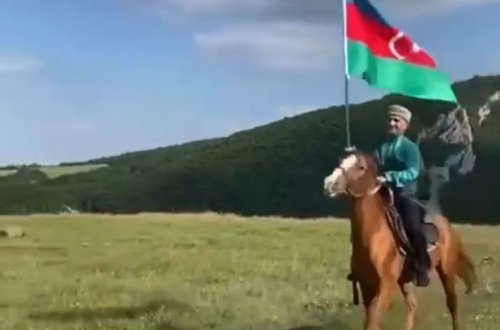 Qarabağ atları Cıdır düzündə - VİDEO