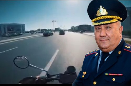 Sosial şəbəkələrdə yayılan bu videoya yol polisi münasibət bildirdi - VİDEO