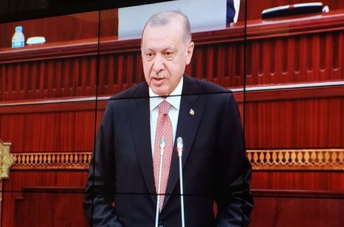 Ərdoğan: “Vətən müharibəsindən sonra regionda yeni vəziyyət yaranıb”