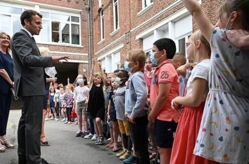 İbtidai sinif şagirdindən Makrona gözlənilməz sual: 