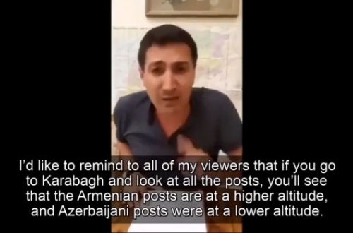 Baqdasaryandan etiraf: “Sərxoş erməni hərbçilər Azərbaycan mövqelərini atəşə tuturdu” - VİDEO