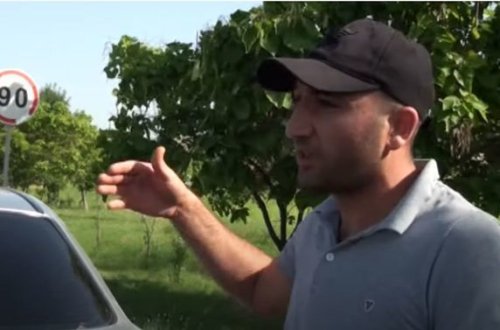 МВД прокомментировало информацию о незаконном назначении водителю штрафа на дороге Баку-Газах - ФОТО