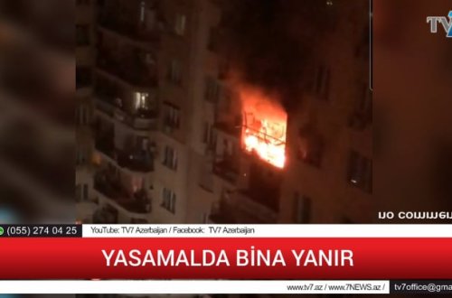 SON DƏQİQƏ: Yeni Yasamalda 'Akkord'un binası yanır - FHN 30 DƏQİQƏDİR GƏLMİR - VİDEO +Yenilənib