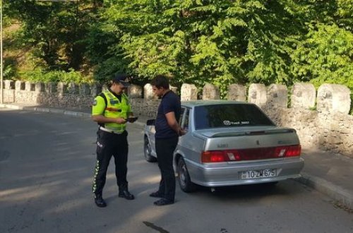 Təhlükəsizlik kəmərindən istifadə etməyənlər məsuliyyətə cəlb edildi - RƏSMİ