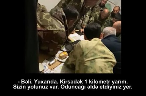 Şuşa əməliyyatından əvvəl erməni bunkerindən görüntülər - VİDEO