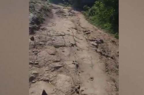 Daşkəsəndə yolsuz qalan ucqar kənd - VİDEO