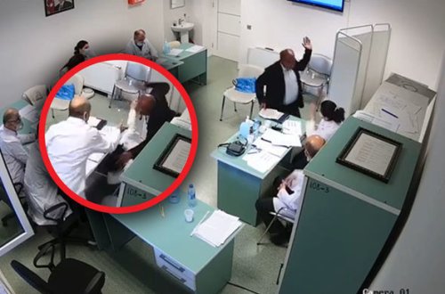 Həkimə hücum edən “müharibə əlili”nin cinayət işi məhkəməyə göndərildi