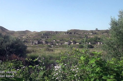 Кадры села Зангилан Зангиланского района - ВИДЕО