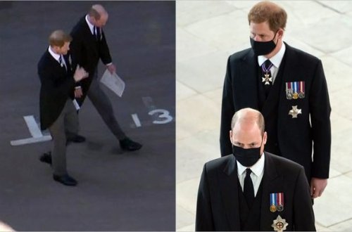 Atalarının dəfn mərasimində şahzadə Harri və qardaşı Uilyam arasında çirkin mübahisə yaşanıb - FOTO