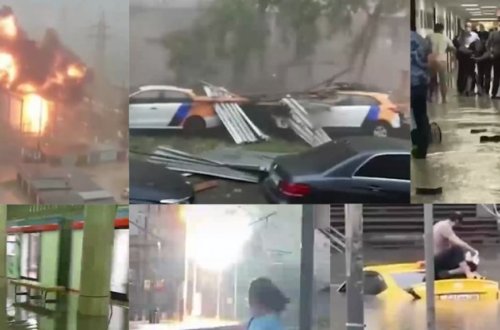 Moskva bir gündə viran qaldı - VİDEO