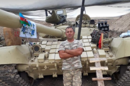 Minaya düşən tankdan sağ çıxan komandir: Allah məni balalarıma bağışladı - FOTO