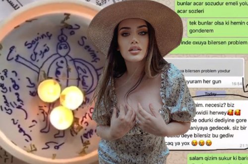 Azərbaycanda sabiq məmurun milyonçu qızı cadugəri reklam etdi - VİDEOFAKT