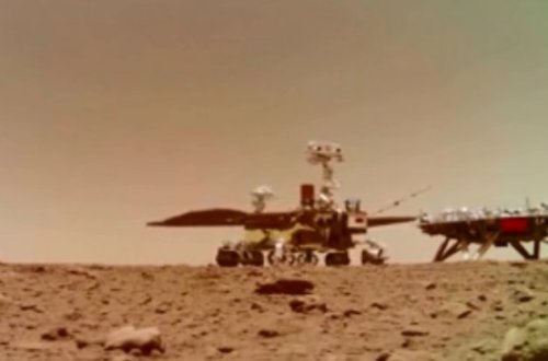 Çinin kosmik gəmisi Marsa belə endi - VİDEO