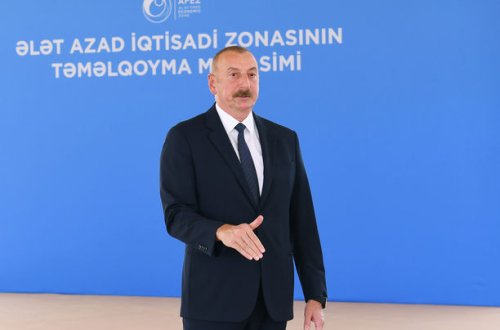 İlham Əliyev Ələt Azad İqtisadi Zonasının yaradılması ideyasından DANIŞDI
