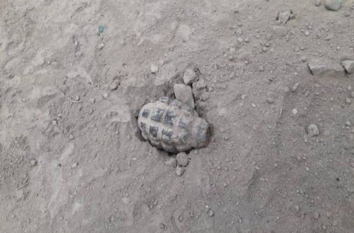 Zaqatalada tikinti aparılan ərazidə qumbara tapıldı