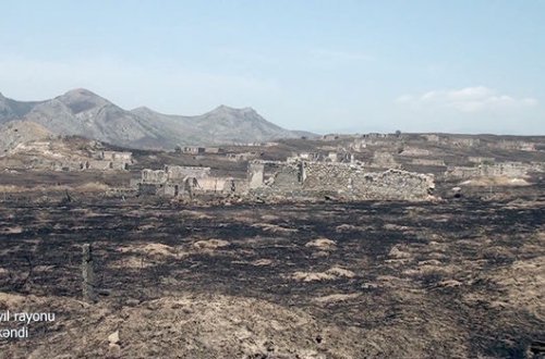 İşğaldan azad edilən Cəbrayılın daha bir kəndindən görüntülər - VİDEO