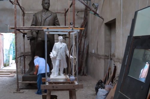 Şuşada Üzeyir Hacıbəylinin heykəli ucaldılacaq - VİDEO