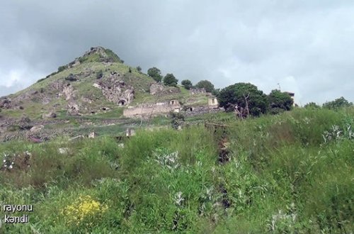 Кадры из села Мирик Лачинского района - ВИДЕО