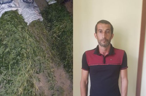 Mingəçevir sakini 21 kiloqramdan artıq narkotiklə saxlanıldı - FOTO