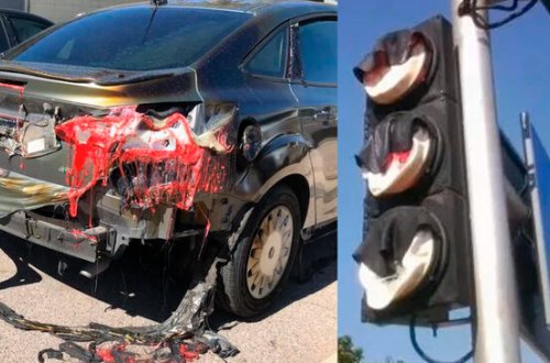 Bu ölkədə avtomobillər əriyir: Temperatur 73 dərəcədir