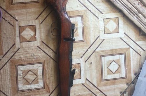 Göygöldə qanunsuz silah saxlayan şəxs saxlanılıb -FOTO (ÖZƏL)