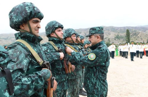 Qubadlı və Laçında yeni hərbi hissələr fəaliyyətə başladı - FOTO