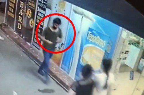 Bakıda azyaşlıya qarşı soyğunçuluq edilib - VİDEO